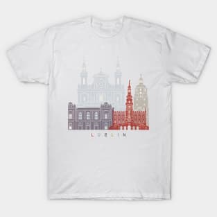 Lublin skyline poster T-Shirt